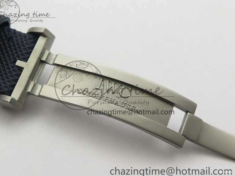 MIROTIME 0304 Reliable Pilot Chrono Blue Angels Black Ceramic ZF Best Edition on Blue Leather Strap A 7088